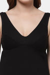 Floret Cotton Camisole (Pack of 2) - Skin Black — thumbnail 5